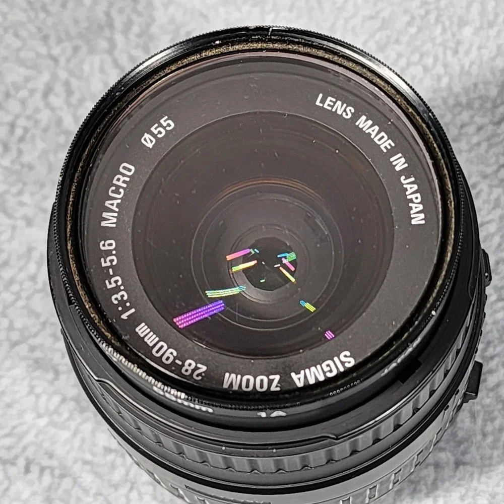 Sigma Zoom‎ 28-90mm F/3.5-5.6 Macro Aspherical Lens 55mm Filter Japan SLR